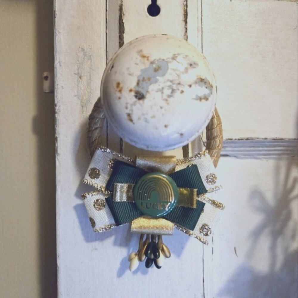 St. Patrick's Day Door Hanger Door Knob Hanger Lucky Ribbon Door Decor Spring